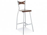 FIAMMA hocker wood chrome